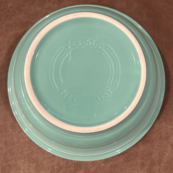 Fiestaware Turquoise Serving Vegetable Bowl - Picture 3 of 6
